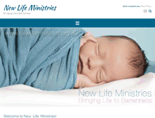 Tablet Screenshot of newlifeministries.org.au